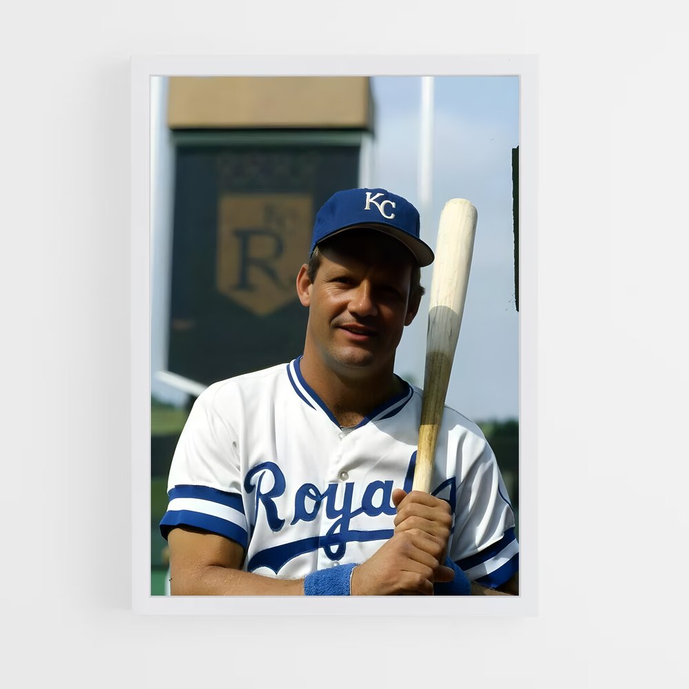 Poster George de brett – affiche Baseball (vue 3)